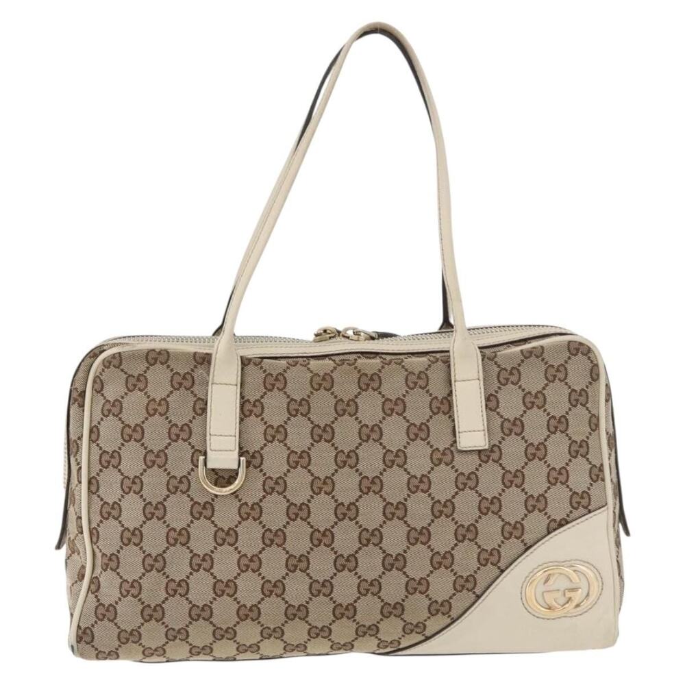 Gucci GG Canvas Tote Bag Beige